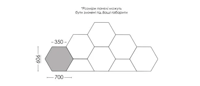 Схема розмірів Терра